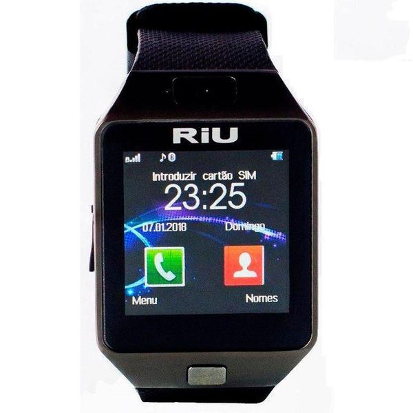 Smartwatch Riu R-160, Micro Chip, Câmera 2.0", 32MB - Preto