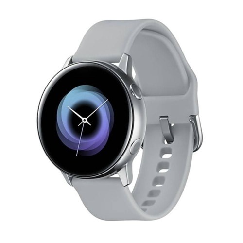 Smartwatch Samsung Galaxy Active Prata SM-R500 Carregamento Sem Fio 5 ATM 4GB