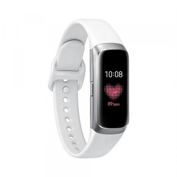 Smartwatch Samsung Galaxy Fit e SM-R370 com Bluetooth - Branco