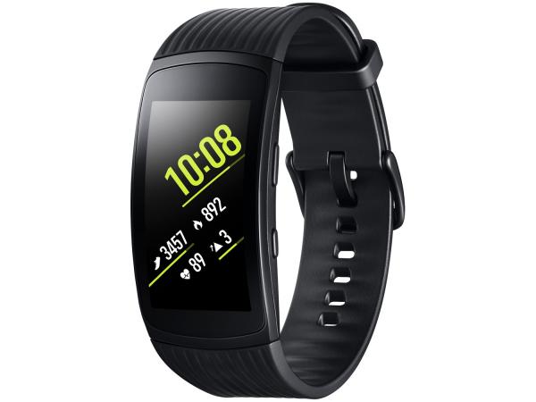 SmartWatch Samsung Gear Fit2 Pro Pulseira Grande - Display 1,5” 4GB Processador Dual Core