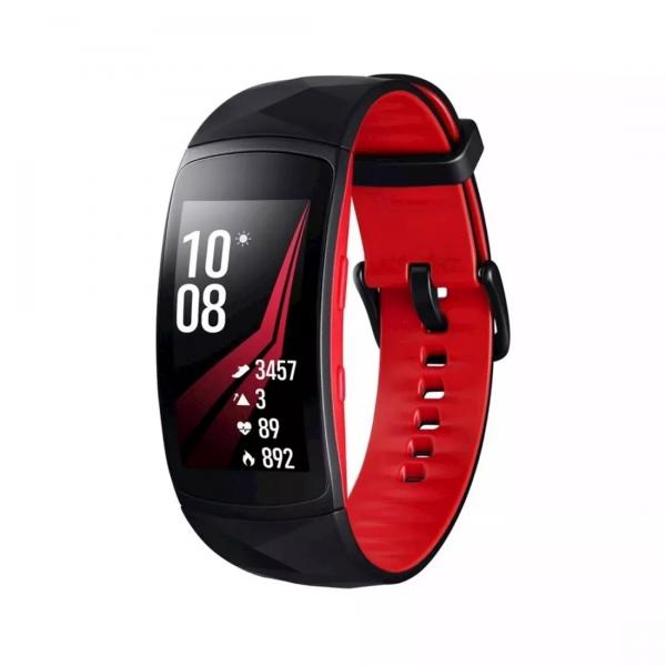 Smartwatch Samsung Gear FIT2 Pro SM-R365 - Pulseira Grande - Vermelho