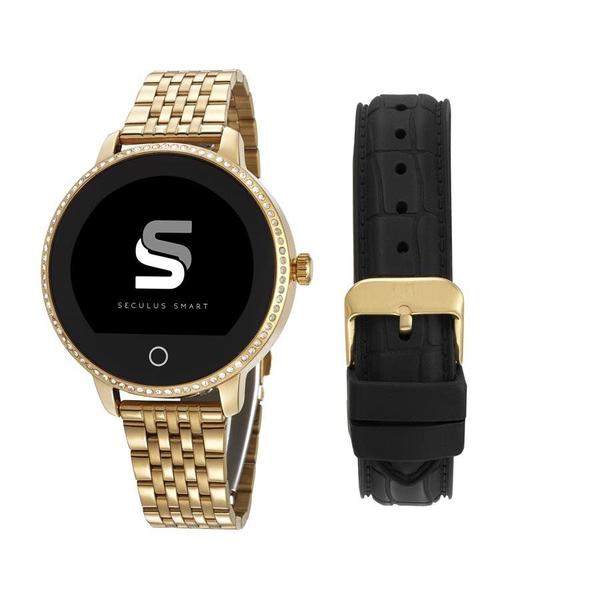 Smartwatch Seculus Fashion Ref: 79002lpsvda2 Dourado Touch