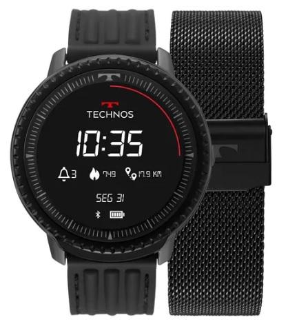 Smartwatch Technos Connect Id Preto L5AA/1P