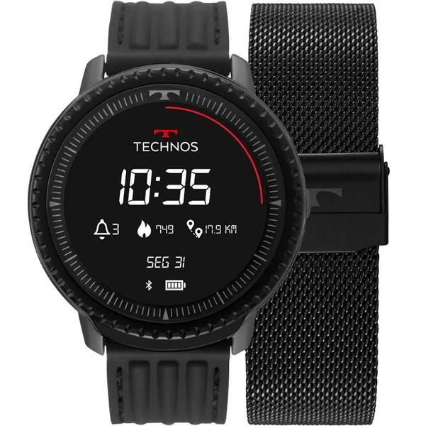 Smartwatch Technos Connect Id Preto L5AA/1P