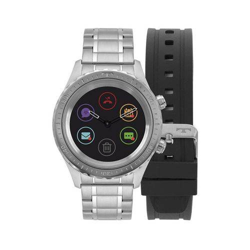 Smartwatch Technos Ref: P01aa/1p Connect Duo Prateado