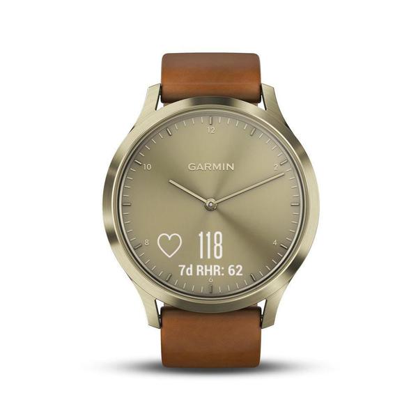 Smartwatch Touch Garmin Vivomove HR Premium Dourado