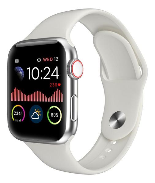 Smartwatch W68 Relógio Inteligente Tela de Toque Completo Série 5 2020 Branco
