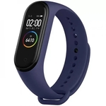 Smartwatch Xiaomi Mi Band 4 Laranja Relógio Inteligente Global + pulseira azul