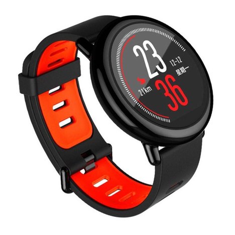 Smartwatch Xiaomi Pace A1612, Bluetooth, Gps, Wi-Fi - Vermelho/Preto