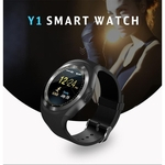 SMARTWATCH Y1 HR 696 RELÓGIO INTELIGENTE TOUCH BLUETOOTH ESPORTE BATIMENTO CARDÍACO - Preto