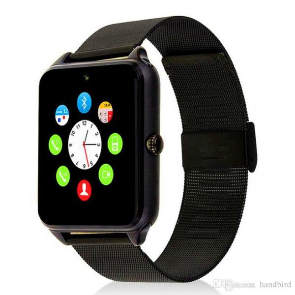 Smartwatch Z60 Preto Bluetooth Pulseira Aço Inoxidável - Preto -Whatsapp - Easy Dhgate