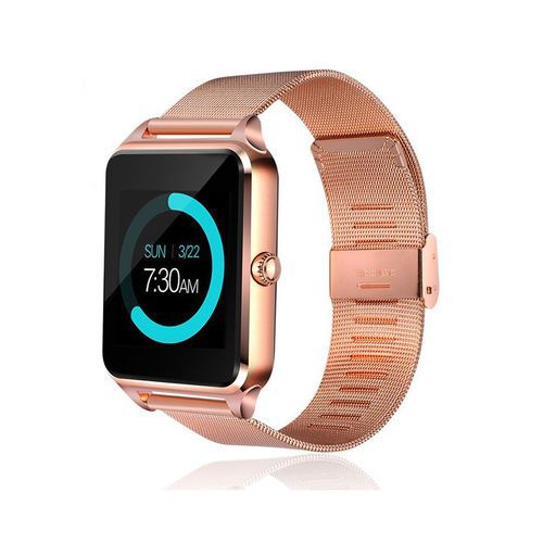 Smartwatch Z60 Rosê Bluetooth Pulseira Aço Inoxidável Whatsapp - Easy Dhgate