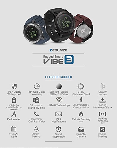 Smartwatch Zeblaze Vibe 3 Preto