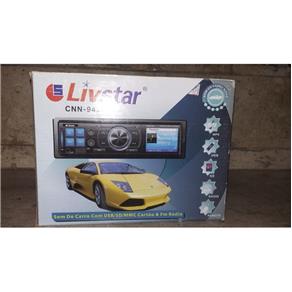 Som Dp Carro com Usb/Sd/Mmc/Cartao e Radio Fm Livstar