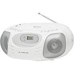 Som Portátil Philco PB119B CD Player Rádio AM/FM Entradas Aux/USB 5W Branco