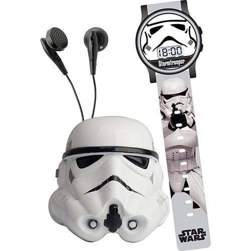 Space Set Star Wars + Radio + Relogio Stormtrooper Candide 9110