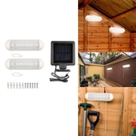 Split tipo 5 LED Luz Solar, Pack of 2 Solar Lamp Noite, jardim ao ar livre Luzes Para Casa Corredor Escadas