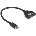 Splitter hdmi 1.3v 1 entrada 2 saídas sph1-2