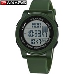 Sports Digital Luminous Outdoor Waterproof LED Multi Function Electronic Watch