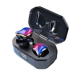 Sports TWS In-Ear Fone De Ouvido Sem Fio Bluetooth Com Caixa De Carga De Exibição Digital