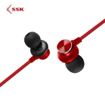 SSK bt01 cancelamento de ruído Bluetooth Sports fone de ouvido Magnetic Wireless Headset impermeável para telemóveis Música CSR chips