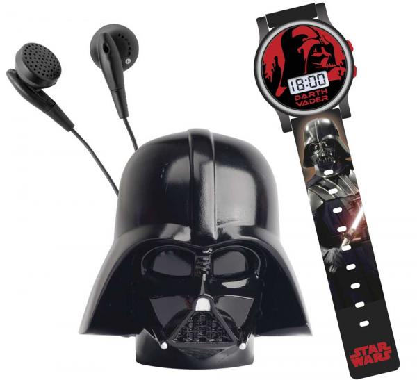 Star Wars Kit Rádio e Relógio Darth Vader - Candide - Star Wars