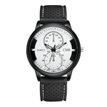 Strap Cor Simples Moda Feminina Preto Silicone Strap Watch Sports Watch S¨®lidos