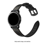 Strap Watch Universal PU de couro para Samsung engrenagem S3 / Huami 2 / Huawei Assista Pro