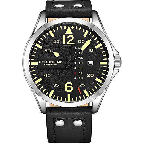 Stuhrling Original Mens Analog Aço Inoxidável Sport Watch