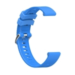 Substitui??o 20mm Universal Silicone Smartwatch ondulado Strap a?o Buckle