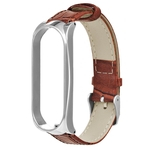 Substitui??o fivela de metal Shell Bamboo Stripe Belt pulseira para Millet