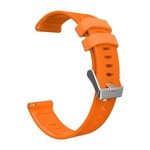 Substitui??o Universal 20mm Silicone Smartwatch ondulado Strap a?o Buckle