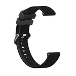 Substitui??o Universal Silicone Smartwatch ondulado Strap a?o Buckle 20mm