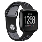 LAR Substituição Banda Esporte respirável Silicon pulseira Strap Watch para Fitbit Versa