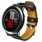 Substituição De Couro Falso Relógio Banda Pulseira Pulseira Pulseira Para Huawei Amazfit