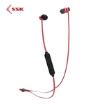 SSK bt01 cancelamento de ruído Bluetooth Sports fone de ouvido Magnetic Wireless Headset impermeável para telemóveis Música CSR chips