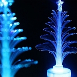 New Árvore de Natal LED coloridos de fibra em forma de lâmpada Night Light para Home Decor Desk presente Novel lighting equipment