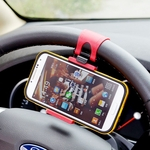 Suporte do telefone móvel universal titular montar clipe fivela soquete no carro anel de aço da roda para iphone 6 plus