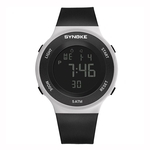 SYNOKE aptid?o LED rel¨®gio digital Men Watch Alarm 50m imperme¨¢vel Sport Rel¨®gios