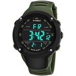 SYNOKE Mens Digital Sports Watch Moderno Relógio De Pulso À Prova D'água