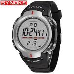 SYNOKE Relógios Homens 30M impermeável LED eletrônico relógio digital Homens Outdoor Sports Mens relógios de pulso Cronômetro Relojes Hombre