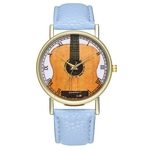 T145 Leather Strap Espelho De Vidro De Pulso Rel¨®gios De Quartzo