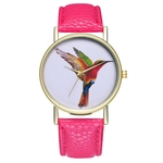 T148 Hummingbird Leather Strap rel¨®gio de quartzo