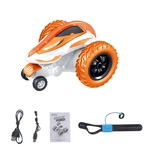 T12B 2.4G rel¨®gio Indu??o diabo peixes Spinning Stunt Car rel¨®gio de controlo remoto