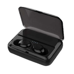 T60 Wireless Headset 5.0 Ear Duplo com carregamento Caso Headset Digital Earbuds