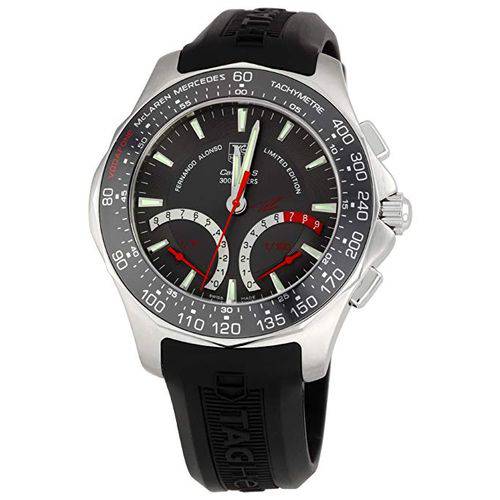 TAG Heuer Men's CAF7113FT8010 Carrera Grey Dial Watch