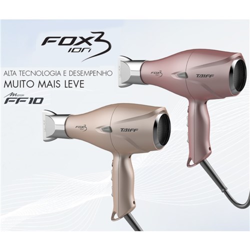 Taiff Secador Fox Ion 3 2200W - Dourado - 220V