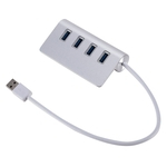 Tamanho portátil Super Alta Velocidade 4 Portas USB Hub USB de viagem Carga Divisor