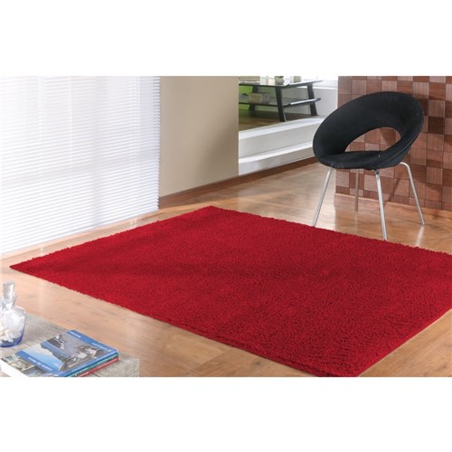 Tapete Classic Apolo Pelo Médio 1,00X1,50M Vermelho