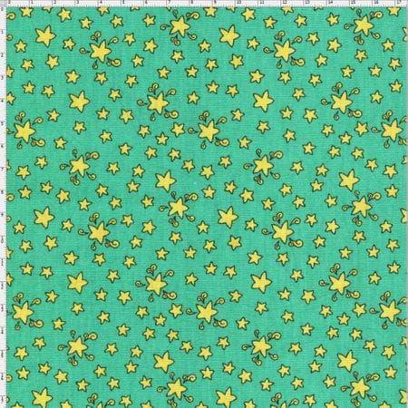 Tecido Estampado para Patchwork - Coleção Unicórnio Estrelitas Cor 01 (0,50x1,40)